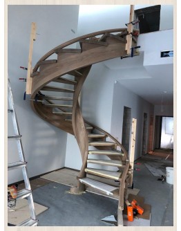Curved stairs 10 - manufacturing process
