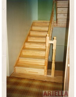 Stairs with landing 11